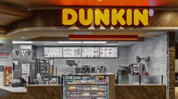 Dunkin’ Donuts front counter