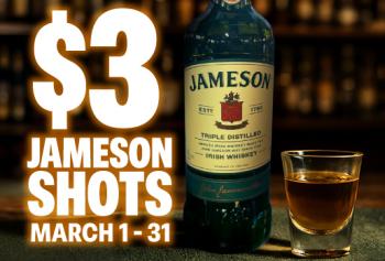 $3 Jameson Shot